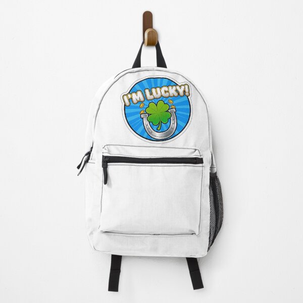 Item preview, In circle I'M LUCKY with shamrock, money and Horseshoe! designed and sold by Giulivo Store Graphic.