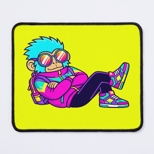 Item preview, Retro 90s Streetwear Monkey | Cool Aesthetic Animal Graphic Tee for Teens designed and sold by akiotatsuo.