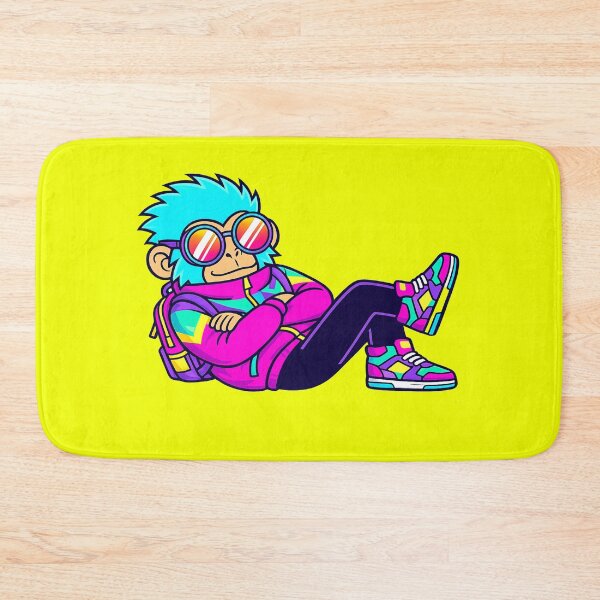 Item preview, Retro 90s Streetwear Monkey | Cool Aesthetic Animal Graphic Tee for Teens designed and sold by akiotatsuo.