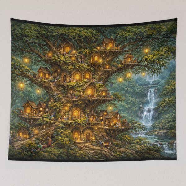 Item preview, Ancient Tree Houses designed and sold by CTRL+ALT+Divine.