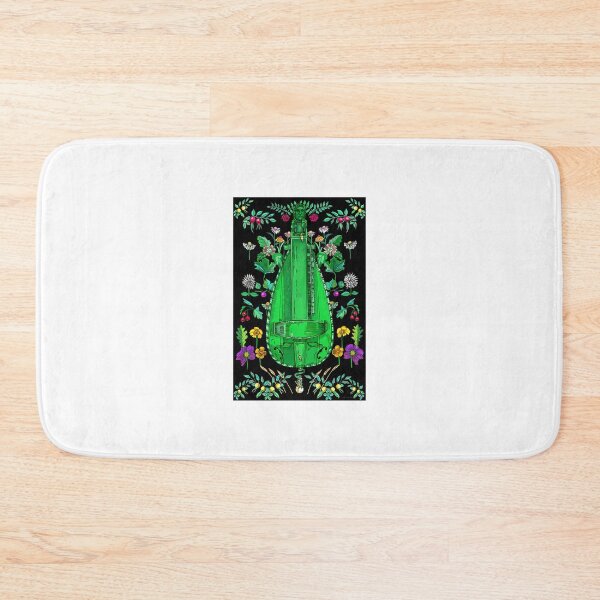 Item preview, Botanical Green Hurdy-Gurdy  designed and sold by ZaidaIveliz54.