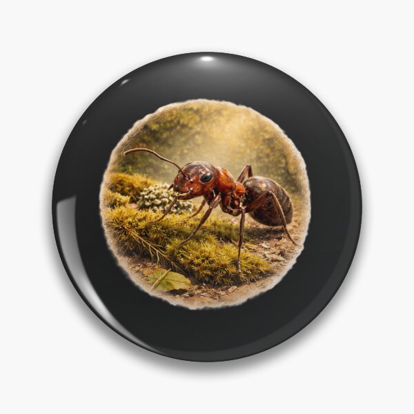 Item preview, Industrious Woodland Ant – Painterly Forest Portrait designed and sold by TheJoyfulPen.