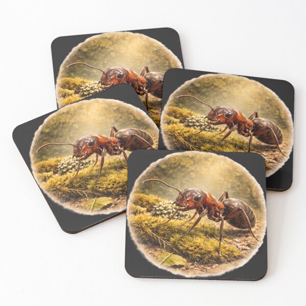 Item preview, Industrious Woodland Ant – Painterly Forest Portrait designed and sold by TheJoyfulPen.