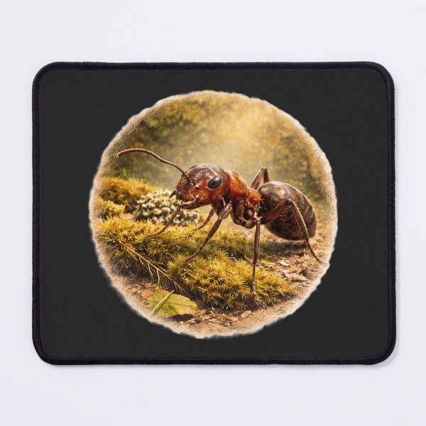 Item preview, Industrious Woodland Ant – Painterly Forest Portrait designed and sold by TheJoyfulPen.