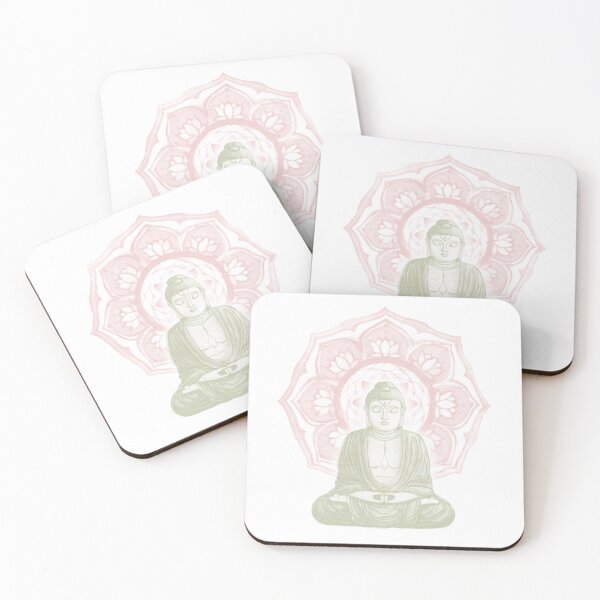 Item preview, Buddha Padma Watercolor - Snow Tea Rose designed and sold by Irene Estelle.