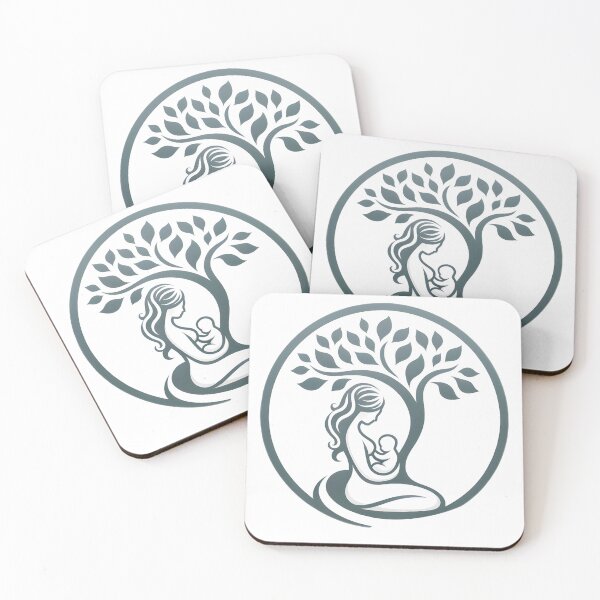 Item preview, Tree of Life Mother and Baby Midwife Birth Worker Symbol designed and sold by gemneye.