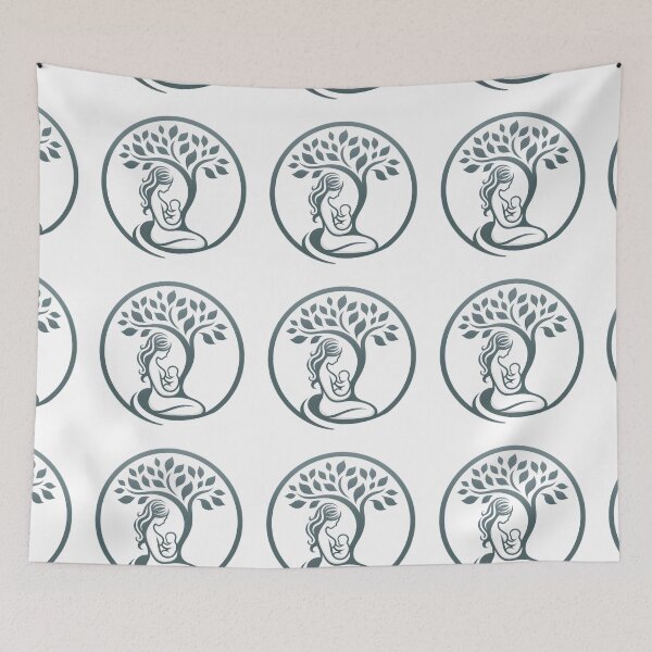 Item preview, Tree of Life Mother and Baby Midwife Birth Worker Symbol designed and sold by gemneye.