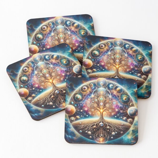 Item preview, Mandala of Creation - Cosmic Tree of Life  designed and sold by MarioZ137.