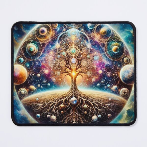 Item preview, Mandala of Creation - Cosmic Tree of Life  designed and sold by MarioZ137.