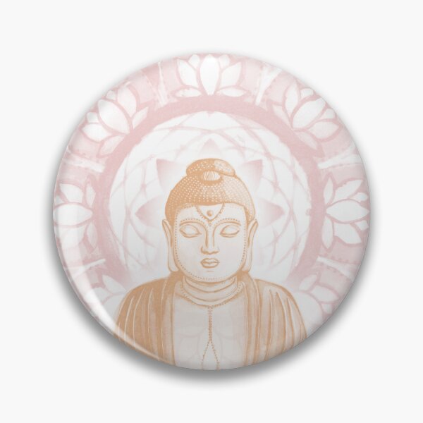 Item preview, Buddha Padma Watercolor - Snow Melon Rose designed and sold by Irene Estelle.