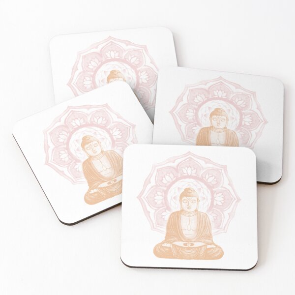 Item preview, Buddha Padma Watercolor - Snow Melon Rose designed and sold by Irene Estelle.
