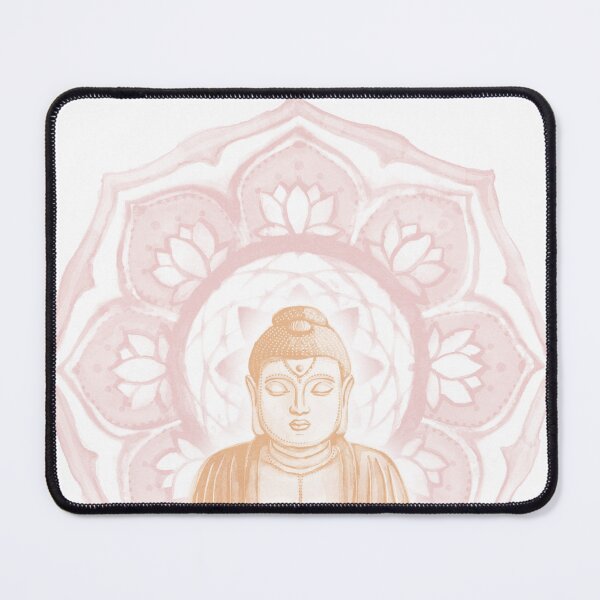 Item preview, Buddha Padma Watercolor - Snow Melon Rose designed and sold by Irene Estelle.