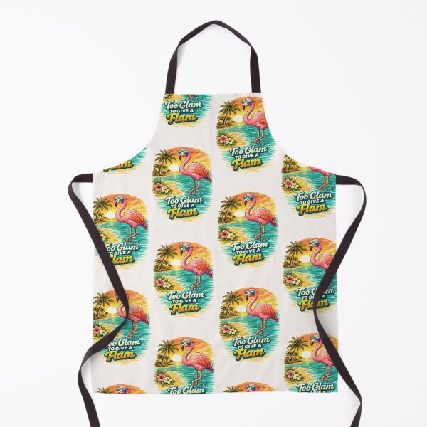 Item preview, Too Glam to Give a Flam Flamingo  designed and sold by Rise phoenix .