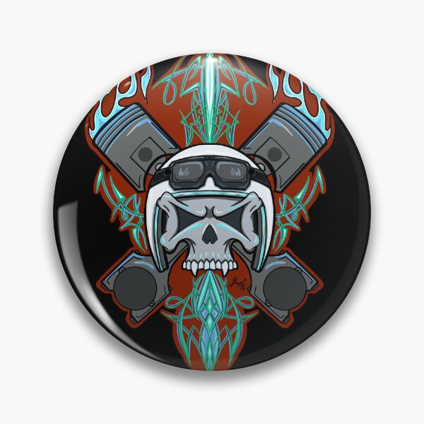 Item preview, Skull Piston designed and sold by CiniDee Designs.