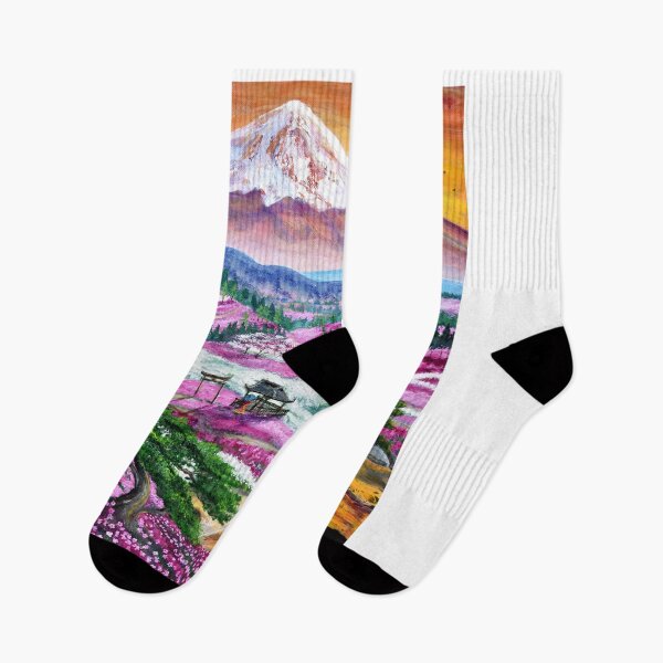 Item preview, Mt Fuji Shibazakura at Sunset designed and sold by BreezyZen.