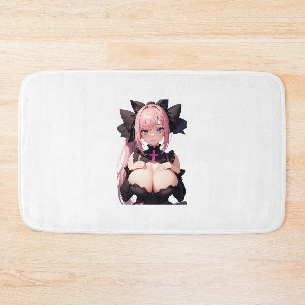 Item preview, Pink Hair Gothic Lolita Anime Girl – Sogome Sakinako Dark Aesthetic Art designed and sold by iloveanimechibi.