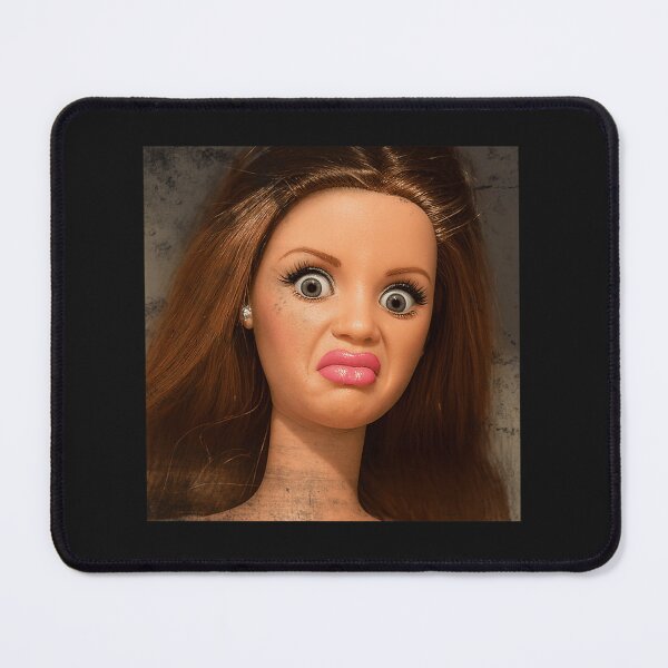 Item preview, Disgusted Doll Meme Face Funny Retro Doll Reaction designed and sold by ShaneKeenum0.