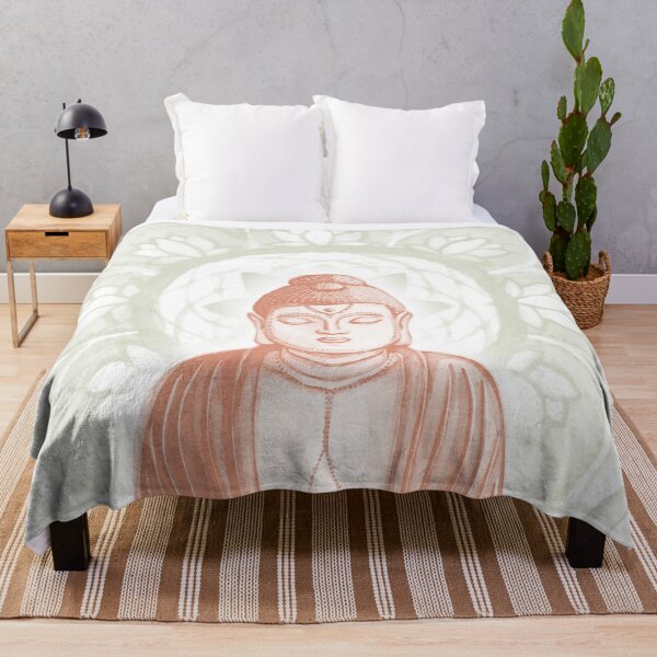 Item preview, Buddha Padma Watercolor - Snow Coral Tea designed and sold by Irene Estelle.