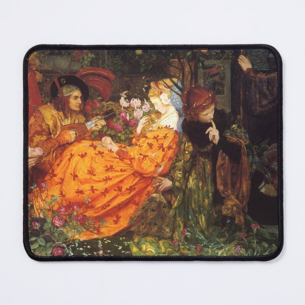 Item preview, Pre-Raphaelite Romantic Garden Painting for Classical Art Lovers designed and sold by RickE.
