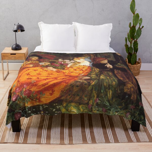 Item preview, Pre-Raphaelite Romantic Garden Painting for Classical Art Lovers designed and sold by RickE.