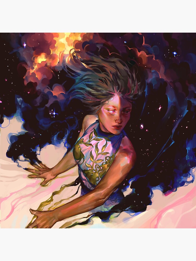 girl and stars by Vetyr