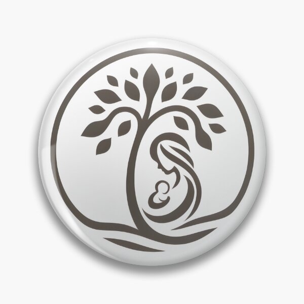Item preview, Doula Tree of Life Mother and Baby Symbol designed and sold by gemneye.