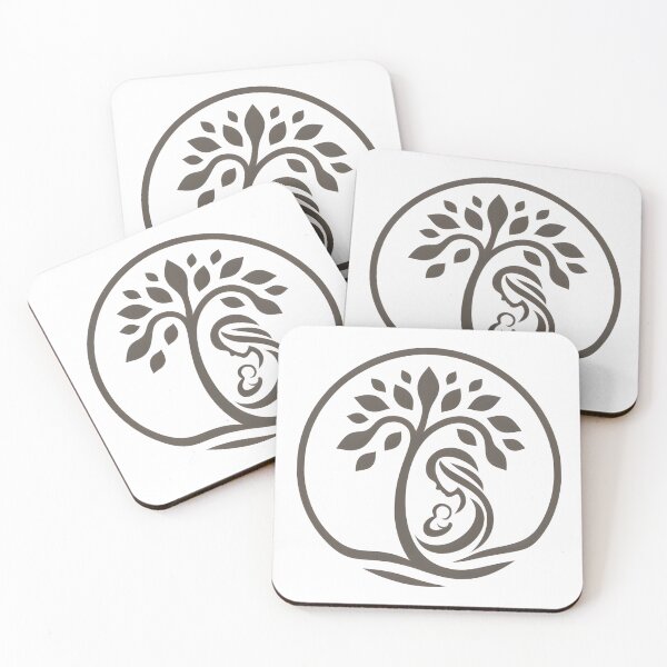 Item preview, Doula Tree of Life Mother and Baby Symbol designed and sold by gemneye.