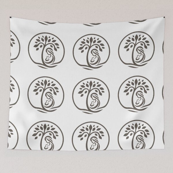 Item preview, Doula Tree of Life Mother and Baby Symbol designed and sold by gemneye.