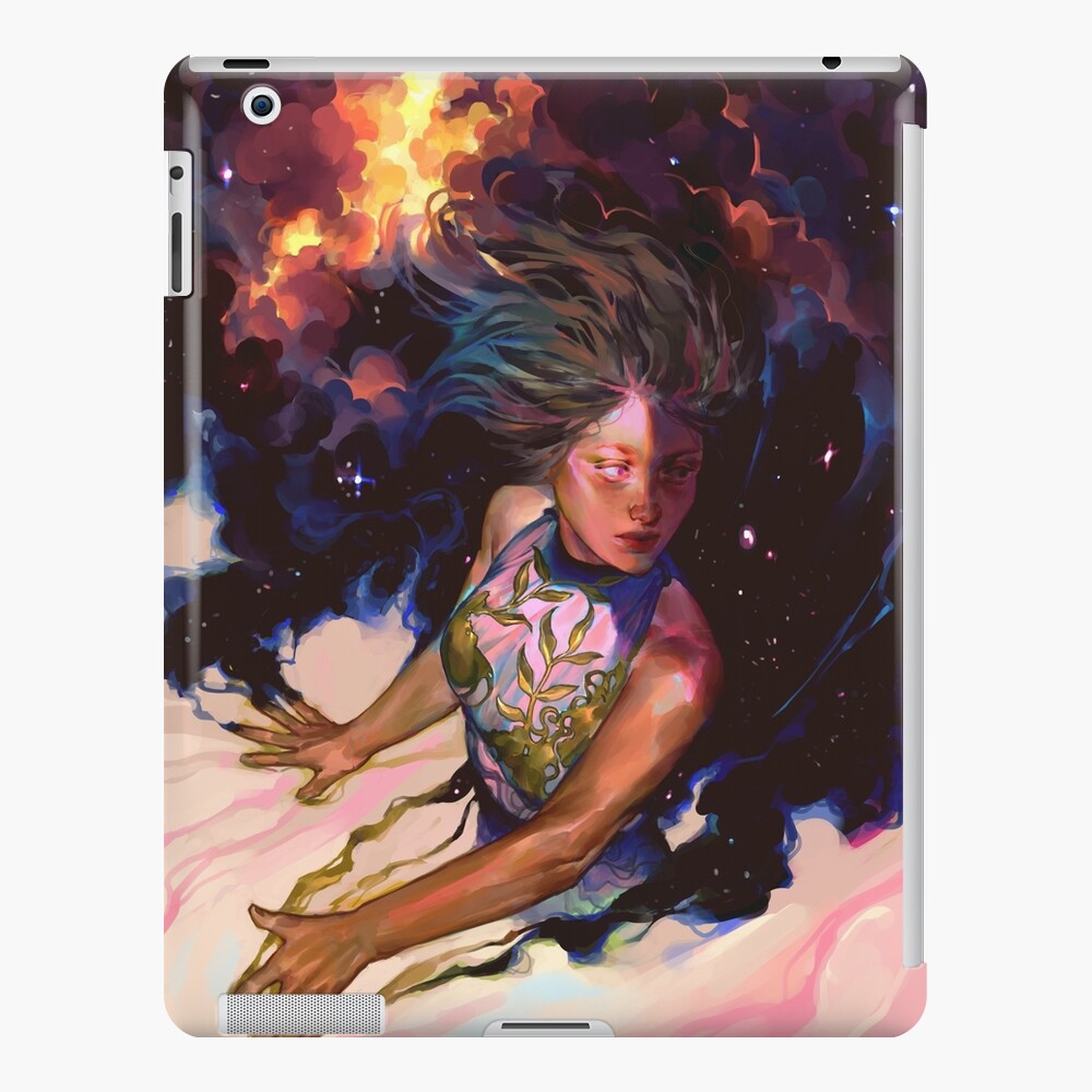 Mädchen und Sterne iPad-Hülle & Skin