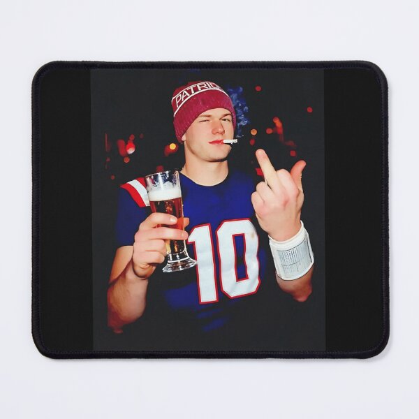 Item preview, Drake Maye Smoking Middle Finger designed and sold by ShaneKeenum0.