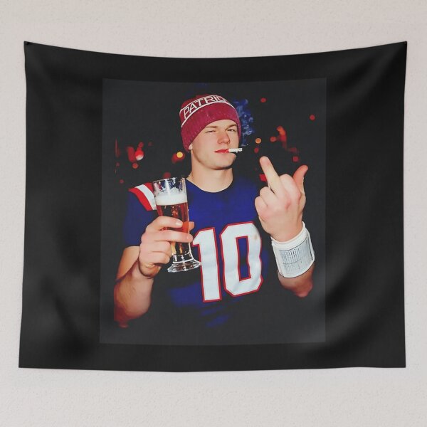 Item preview, Drake Maye Smoking Middle Finger designed and sold by ShaneKeenum0.
