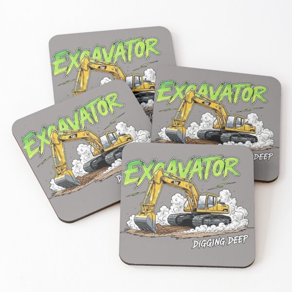 Item preview, EXCAVATOR T-Shirt designed and sold by ALAPAAP.