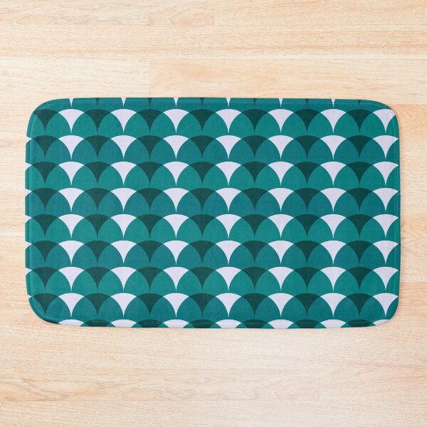 Item preview, Midnight Retro Scallop Geometric Pattern designed and sold by koohstudio.