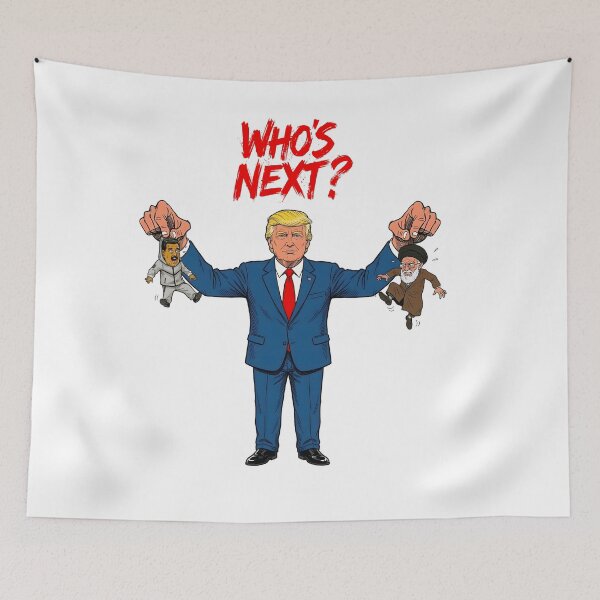 Item preview, Trump vs. The Villains: Maduro & Khamenei illustrated designed and sold by Designfordream.