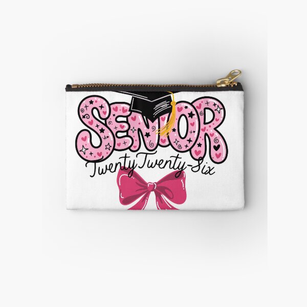 Item preview, Senior 2026 Graduation | Retro Pink Coquette Bow & Graduation Cap Graphic designed and sold by pixelspaperslab.