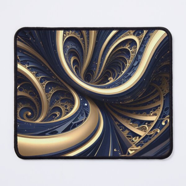 Item preview, Midnight Gold Spiral Flow designed and sold by Harmonic_Layers.