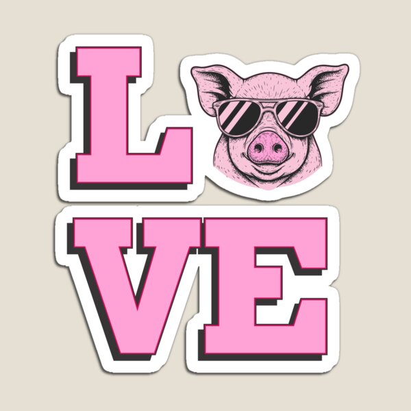 Item preview, Pig Lover, Cool Pig with Sunglasses designed and sold by ColorWheelDsign.