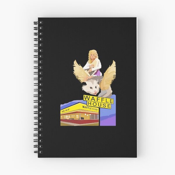 Item preview, Dolly Parton Riding A Winged Possum Over Waffle House designed and sold by ElizabethAnne45.