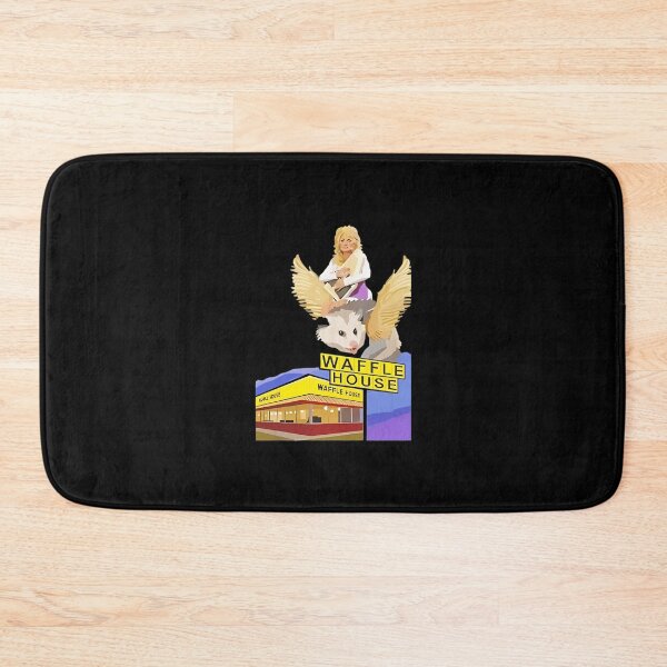 Item preview, Dolly Parton Riding A Winged Possum Over Waffle House designed and sold by ElizabethAnne45.