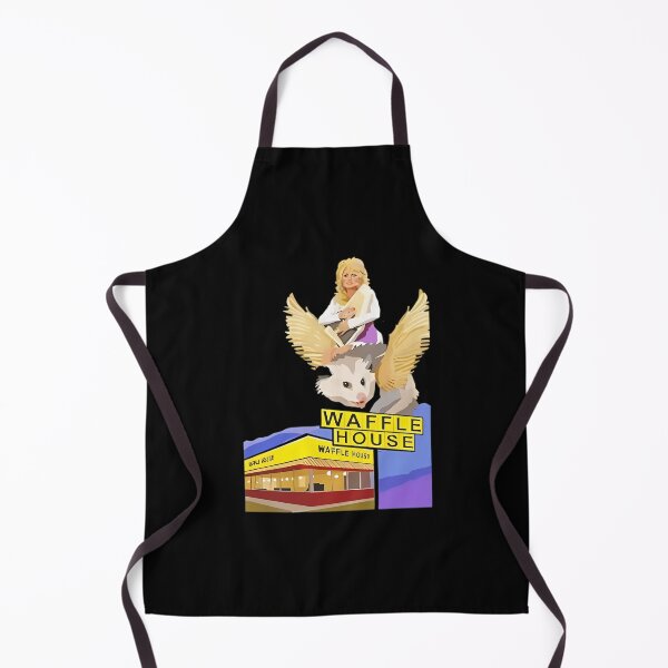 Item preview, Dolly Parton Riding A Winged Possum Over Waffle House designed and sold by ElizabethAnne45.