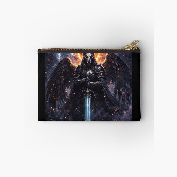 Item preview, Warrior of the Night – Dark Wolf Skull Knight | Rise Hunt Conquer designed and sold by WittyWear Designs.