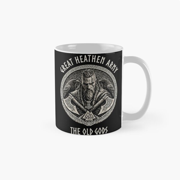 Item preview, Great Heathen Army The Old Gods Viking Warrior Norse Mythology Pagan Design designed and sold by Freki & Geri.