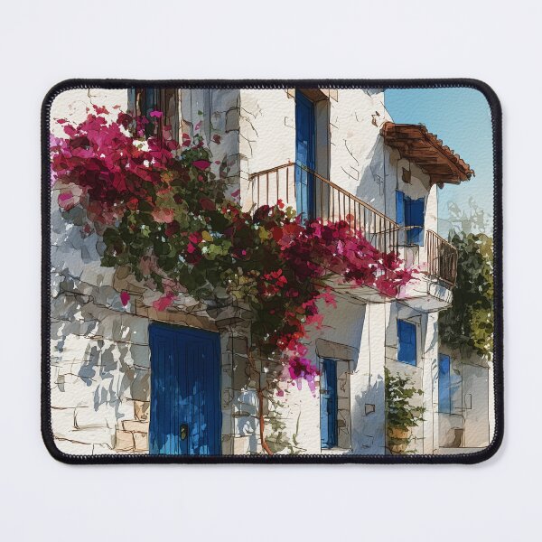 Item preview, Mediterranean Blue Door designed and sold by nemfisart.