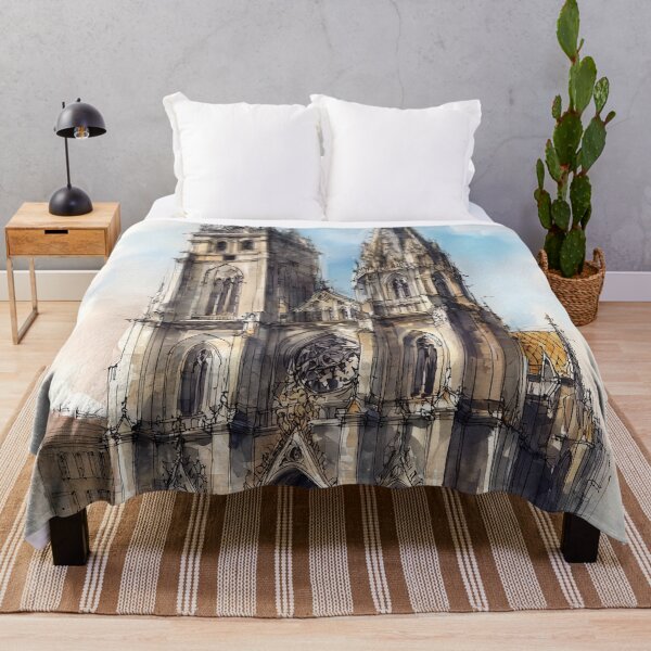 Item preview, Gothic Cathedral Watercolor designed and sold by nemfisart.