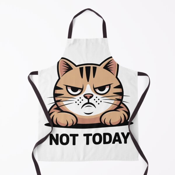 Item preview, Not Today Sleepy Cat Meme designed and sold by CozyMoodPrints.