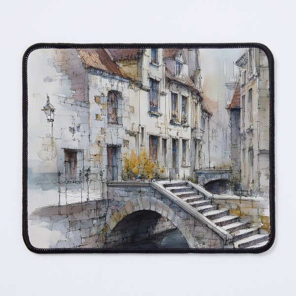 Item preview, Old Town Canal Bridge designed and sold by nemfisart.