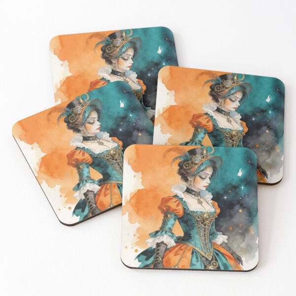 Item preview, Steampunk lady designed and sold by Christina Brunton Art.