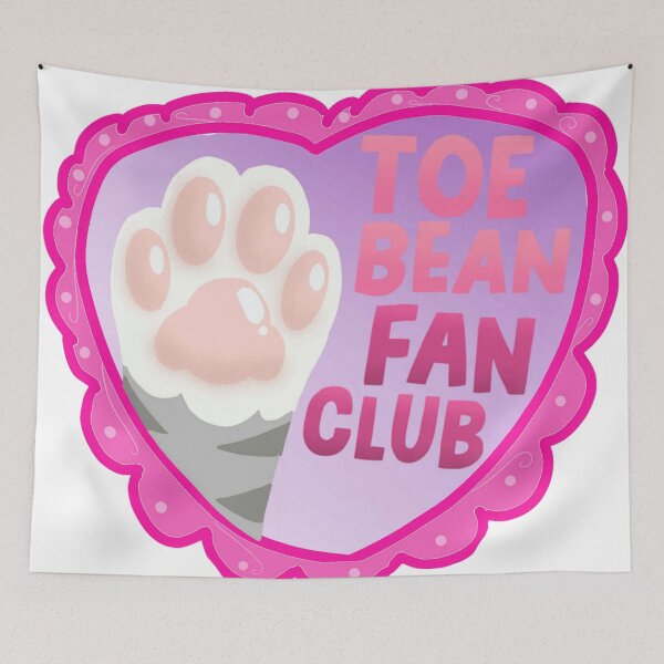 Item preview, Toe Bean Fan Club designed and sold by ManekiNekoCatRescue.