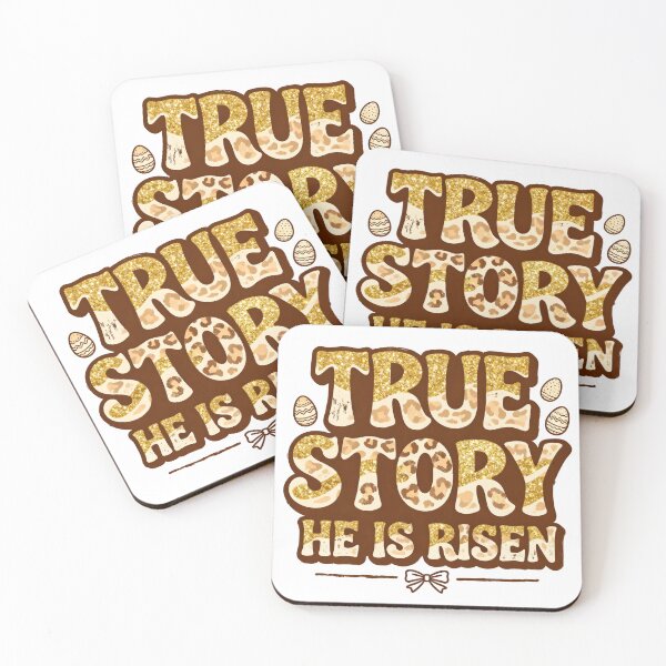 Item preview, True Story He is Risen Christian Easter, Christianity, Religious Retro Easter, Jesus, Amen designed and sold by Adadita.