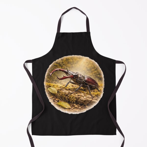 Item preview, Woodland Stag Beetle – Forest Jewel Portrait designed and sold by TheJoyfulPen.